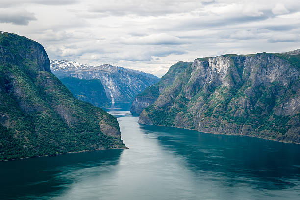 istock Sognefjord mountains and sea view. 624683324