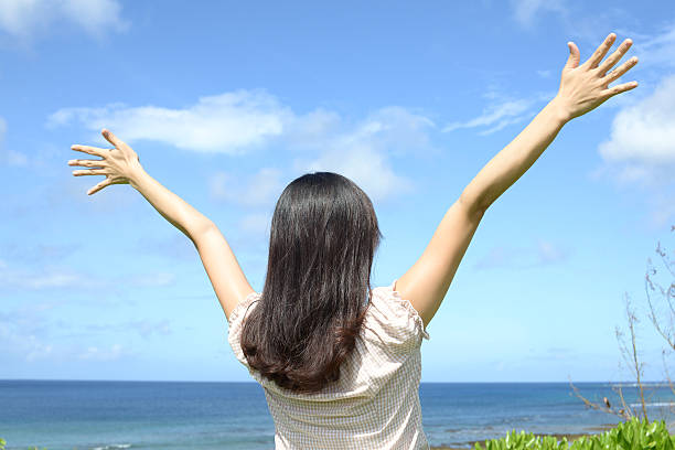 istock Relaxed woman 624684644