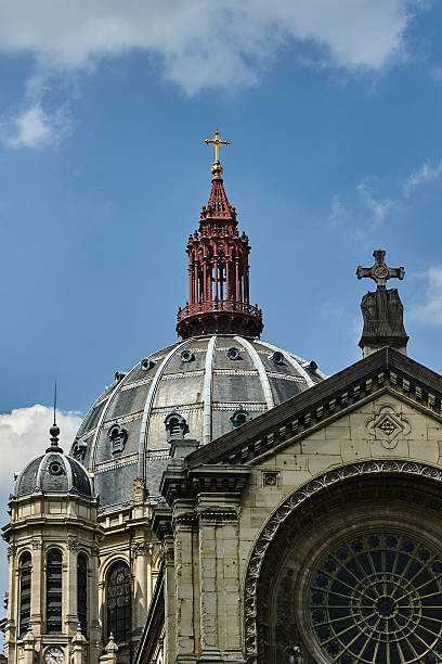 istock Rosette and dome of the Catholic Church 624700894