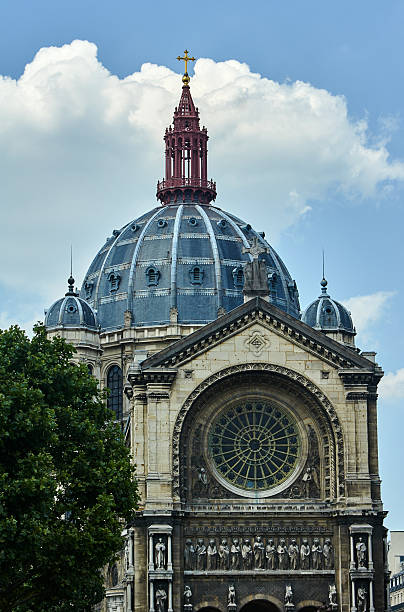 istock Rosette and dome of the Catholic Church 624701058