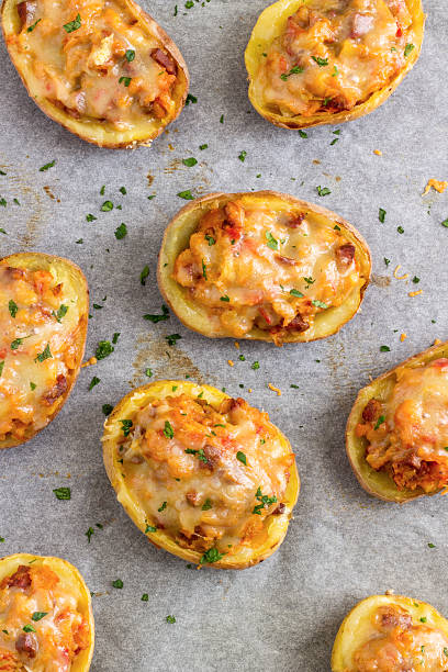 istock Homemade Twice Baked Potatoes 624701732