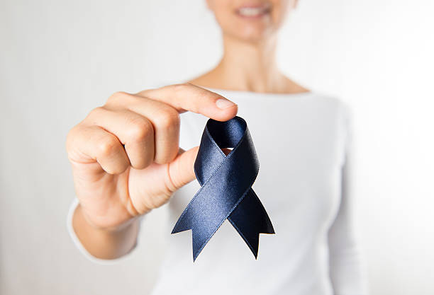 istock Woman Holding Purple Ribbon 624711084