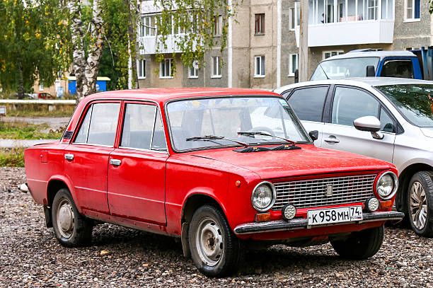 lada 2101 - single object machine classic style - fotografias e filmes do acervo