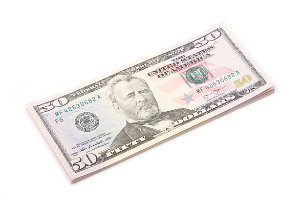 istock American dollars isolated on white background. 624713054