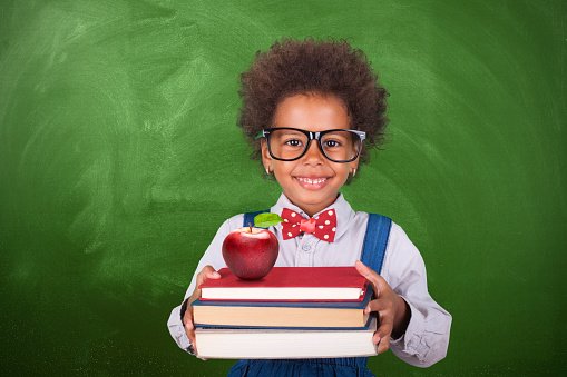 schoolboy, chalkboard, books, classroom, education