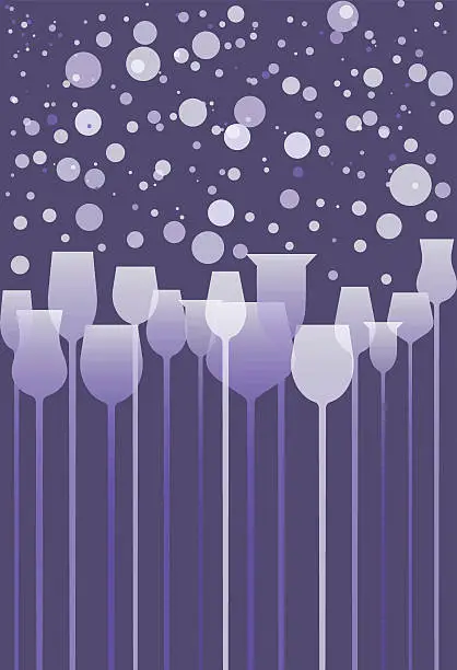 Vector illustration of Cocktail Night