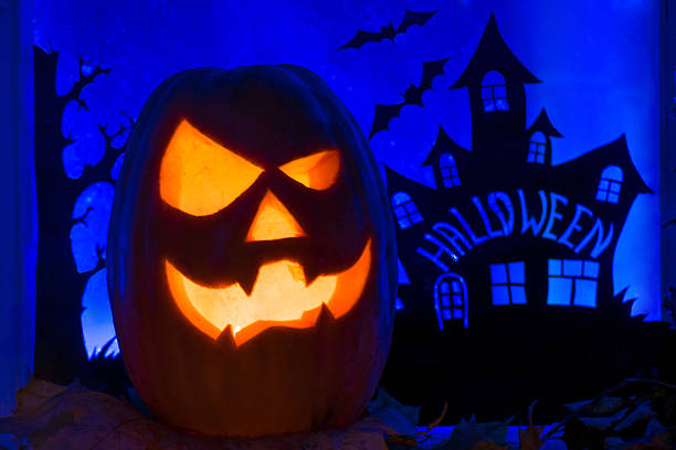 istock Photo pumpkins for Halloween. All Saints' Day. 624723790