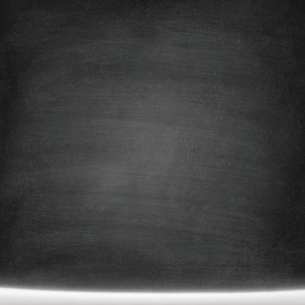 Blank Chalkboard Background with Snow - Blackboard texture Blank blackboard texture with snow on the ground. chalkboard visual aid stock illustrations
