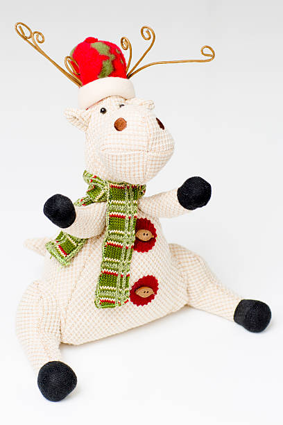 istock Toy deer is on the white background. 624724420