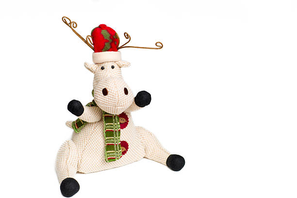 istock Toy deer is on the white background. 624739222
