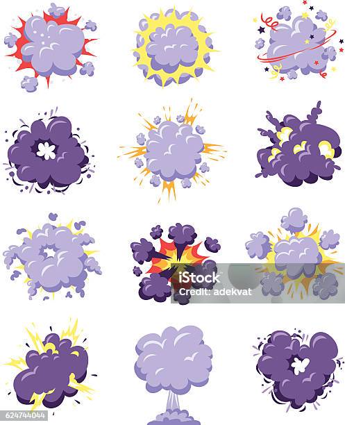 Vector Boom Boom Explosion Vector Illustration Stock Illustration - Download Image ...