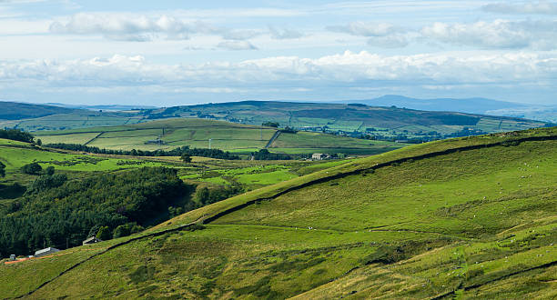istock Fields and Farms in Lancashire 624746444
