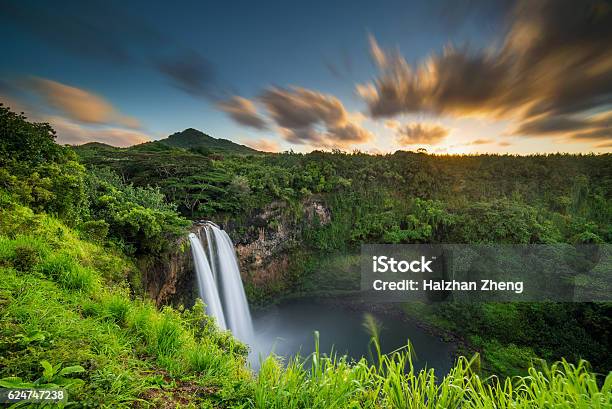 Hawaii Stock Photo - Download Image Now - Hawaii Islands, Maui, Waterfall