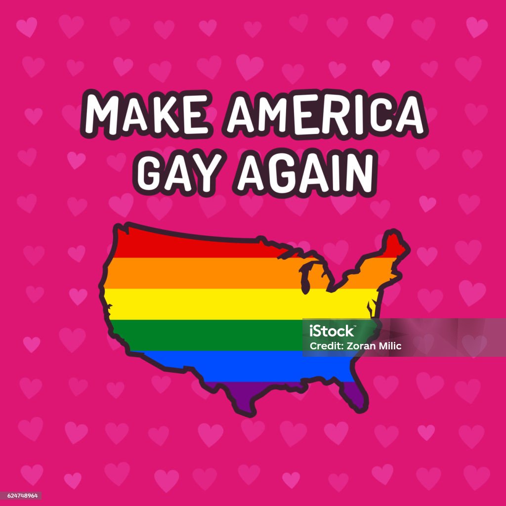 Make America Gay Again Stock Illustration Download Image Now