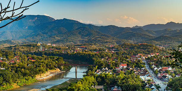 istock Top view of Luang Prabang, Laos 624750278