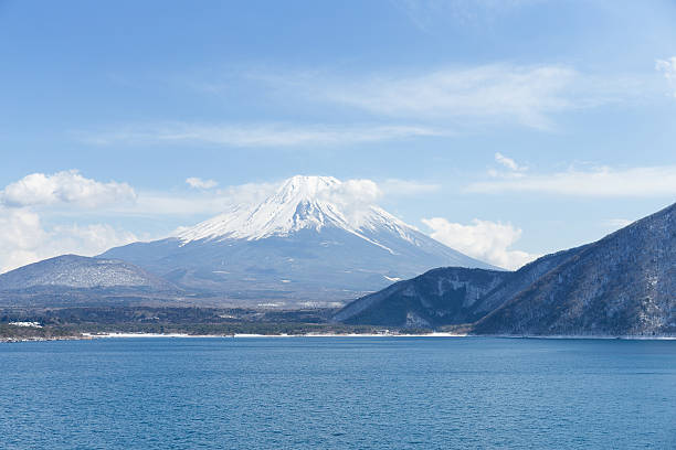 istock Mt. Fuji with Lake Motosu 624751088