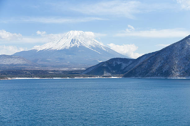 istock Mt. Fuji with Lake Motosu 624751134
