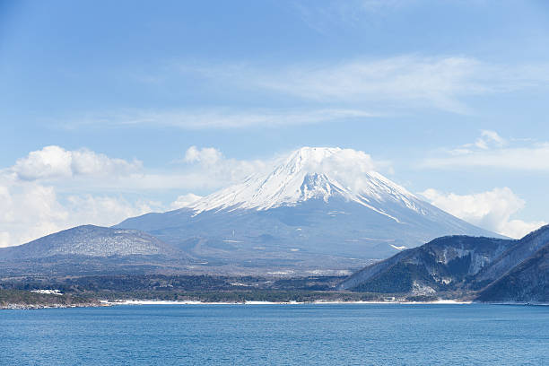istock Mt. Fuji with Lake Motosu 624751176