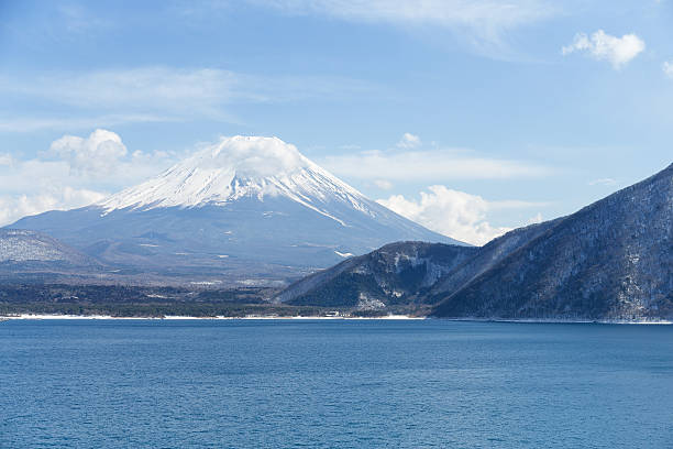 istock Mt. Fuji with Lake Motosu 624751290
