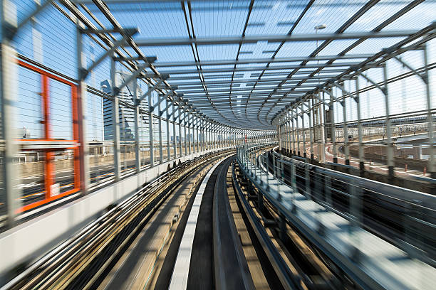 istock Blurred motion on the Subway in Tokyo 624752230
