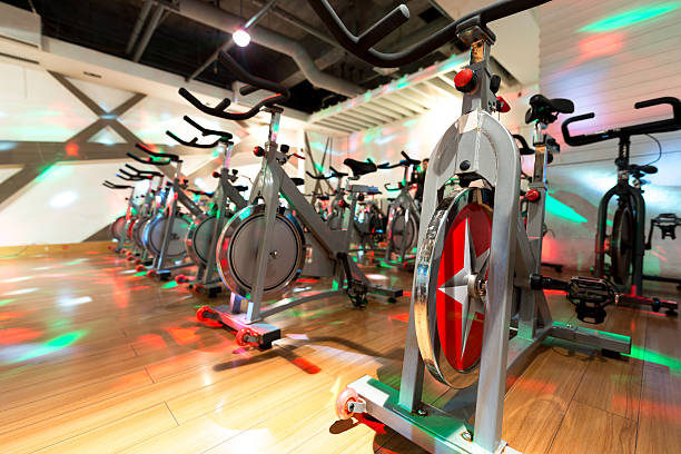 istock equipment in modern gym 624752596