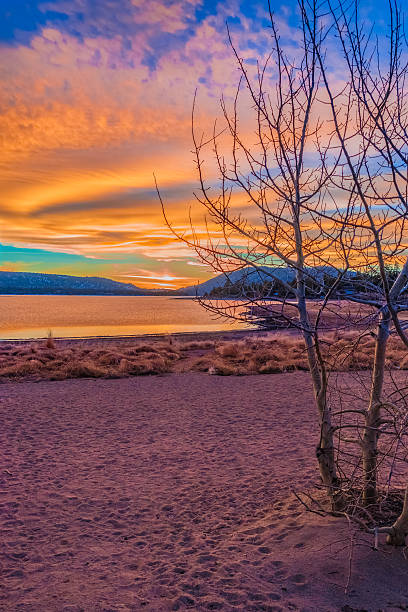 istock Big Bear Lake romantic sunset San Bernardino Mountains, CA(P) 624753072