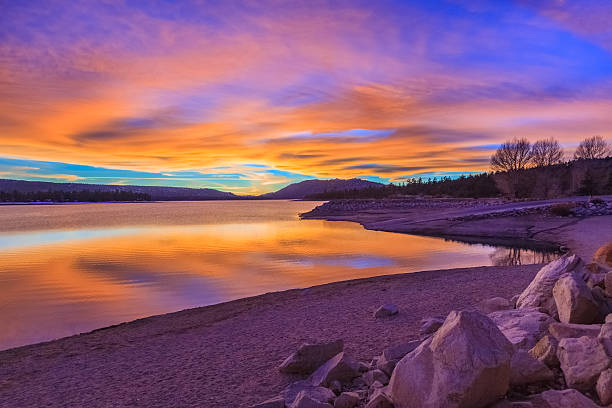 istock Big Bear Lake sunset San Bernardino National Forest, CA 624753146