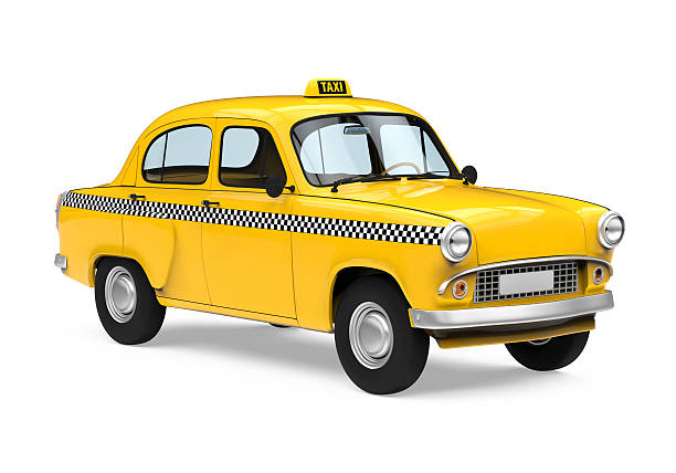 istock Vintage Yellow Taxi 624769772