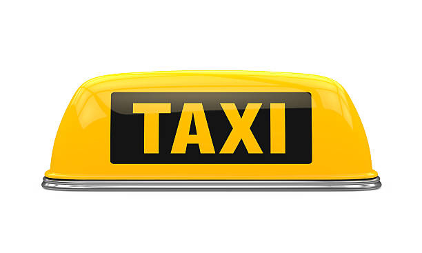 istock Yellow Taxi Sign 624770010