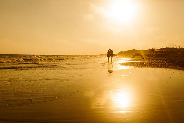 istock Young romantic couple at the coastline 624848678