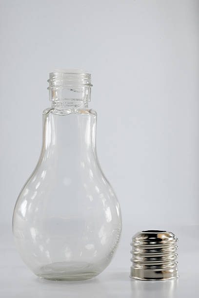 istock Bottle glass bulb on white background. 624849388