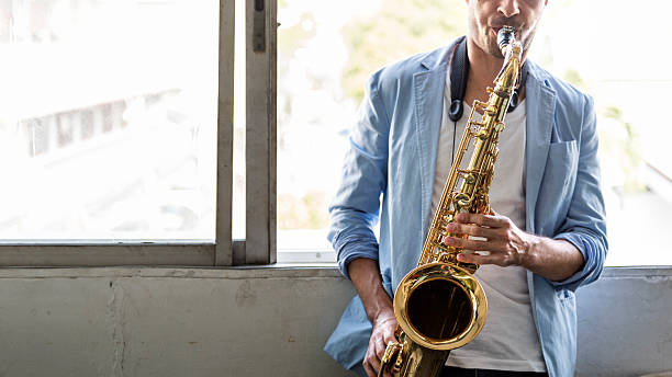 istock Saxophone Symphony Musician Jazz Instrument Concept 624855662