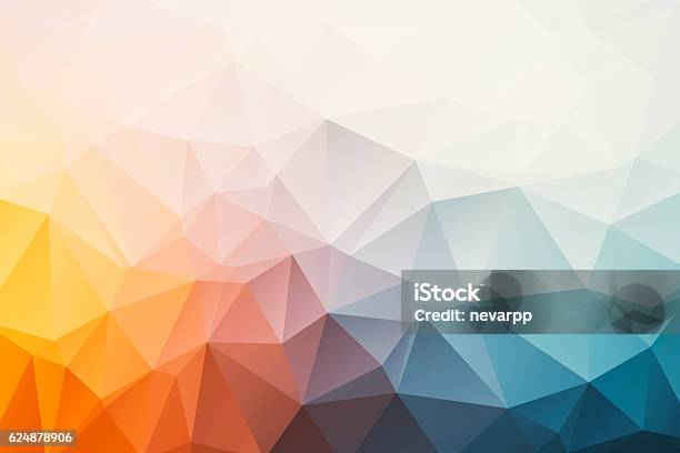 Triangular Abstract Background Stock Photo - Download Image Now - Backgrounds, Pattern, Geometric Shape