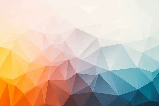 Photo of triangular abstract background