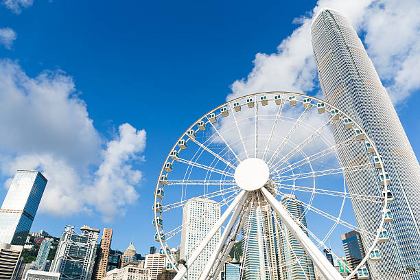 istock Ferris wheel in Hong Kong 624879028