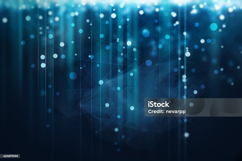 Computer Data Stream Background Stock Photo - Download Image Now ...