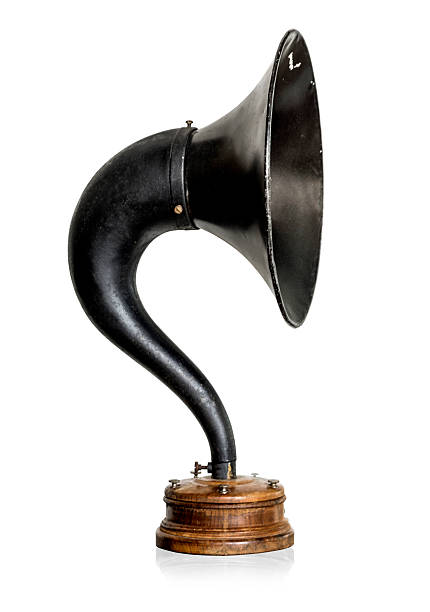 istock Antique radio on a whit 624888272