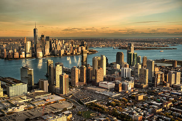 istock Aerial view of New York 624890916