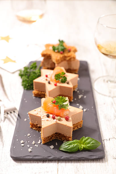 istock christmas canape with gingerbread and foie gras 624893730
