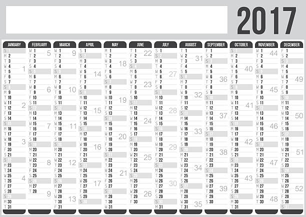 Kalender Med Uker 2017 () Kalender Med Uker 2017