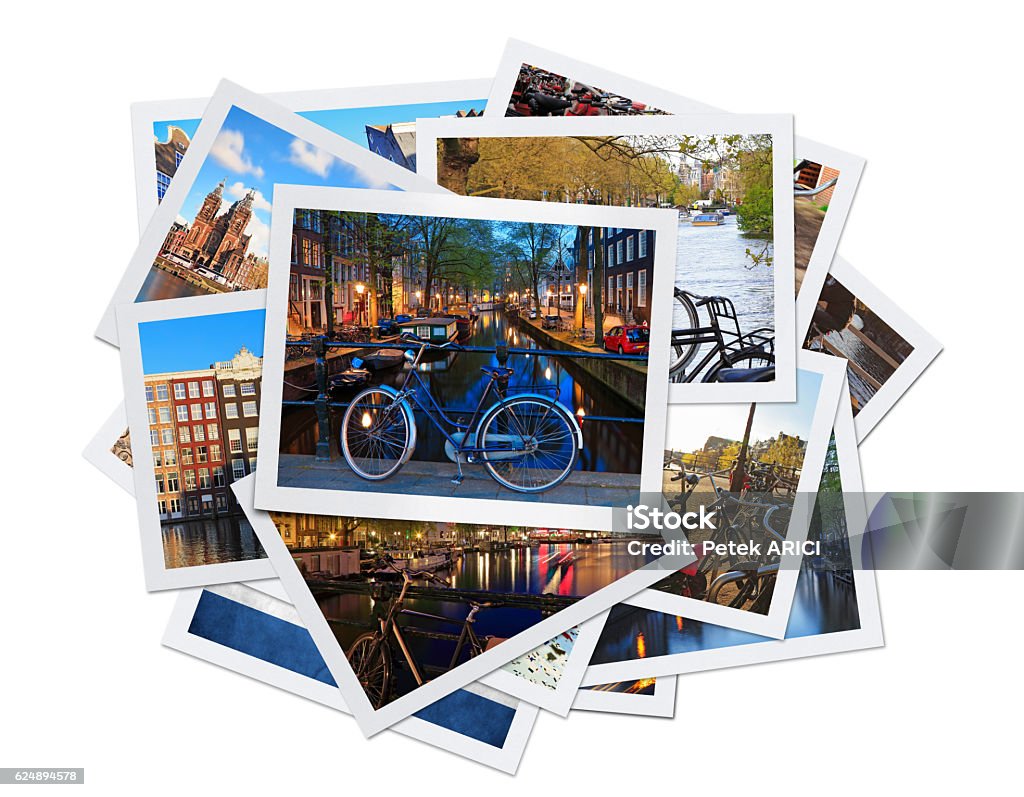 Amsterdam Collage (Clipping Path) Image Montage Stock Photo