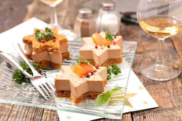 istock christmas canape with gingerbread and foie gras 624896256