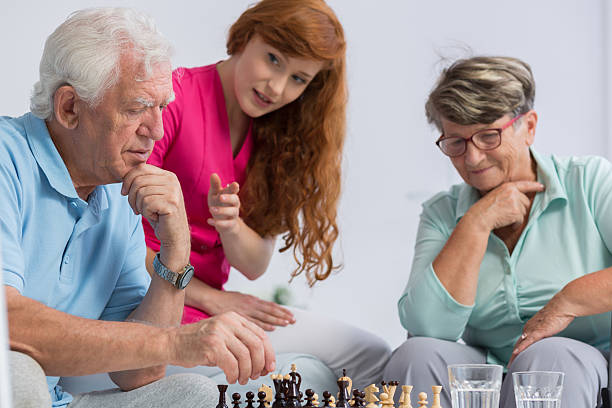istock Mature couple and carer 624896356
