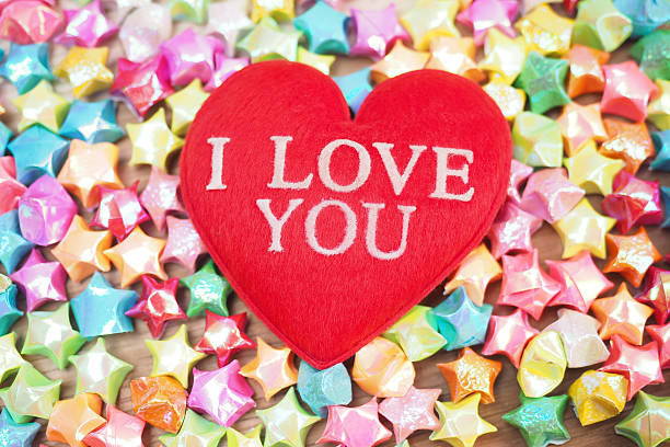 istock concept message I love you in red heart 624898924