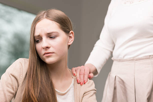 istock Portrait of depressed teenager with problems 624904350