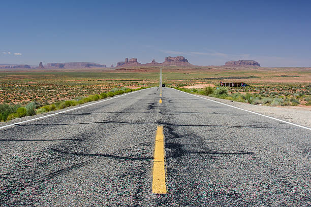 istock Famous road in Monument Valley, Utah, USA 624905812