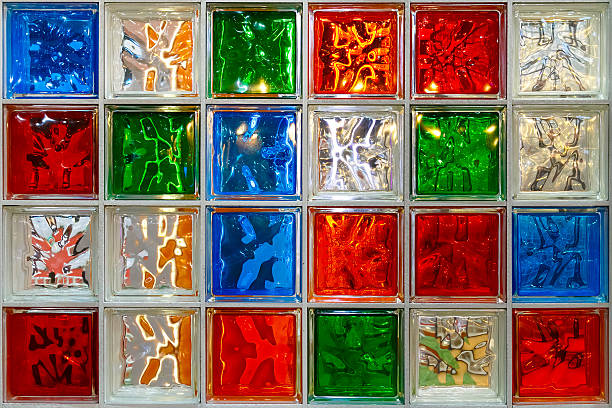 istock Colorful set of various Glass Box panel 624908258