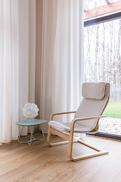 istock Comfortable armchair to relax and drink coffee 624908356