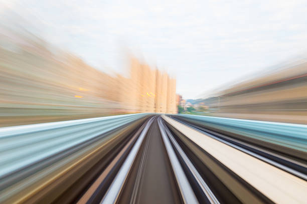 istock Speed motion in urban highway road tunnel 624911624