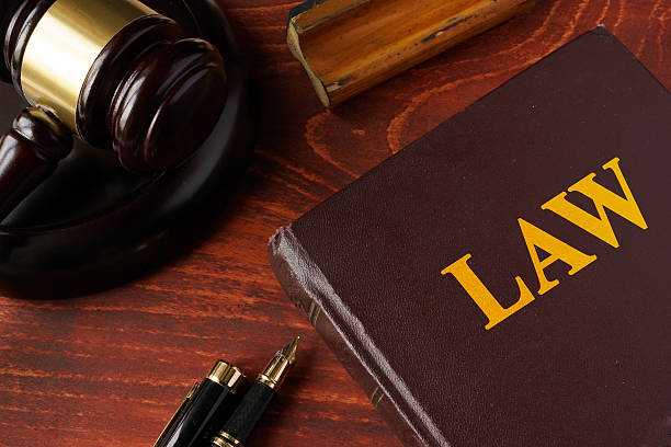 istock Law concept.  A gavel and legal book. 624912330